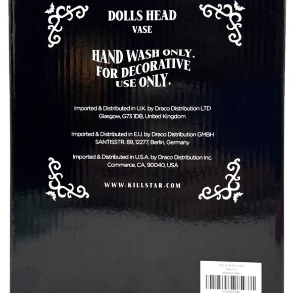 Killstar Creepy Baby Doll Head Vase Gothic Home Decor Goth Planter New In Box - Picture 6 of 6